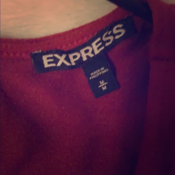 Express Other - Express half shirt and skit with fringes